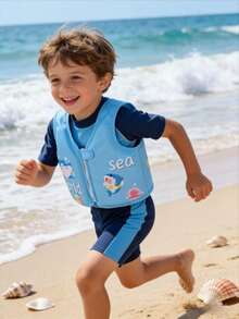 Kids Swimming Vest, Swimming Floating Jacket, Buoyancy Swimwear, Suitable For Pool, Beach And Boating - Multicolor - View 2