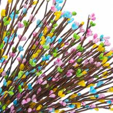 40 قطعة من الفواكه الاصطناعية إكليل الزهور، رذاذ التوت الربيعي، أغصان زخرفية باللون الباستيل، أغصان زخرفية للزهور، مناسبة لديكور وسط طاولة عيد الفصح، صنع إكليل الحرف اليدوية وديكور المنزل. رذاذ اصطناعي، إكليل زخرفي من سلك الحديد والتوت الربيعي، أغصان زخرفية للزهور، مناسبة للحرف اليدوية لعيد الفصح، ترتيبات الزهور وصنع الإكليل. - متعدد الألوان - مشاهدة 1