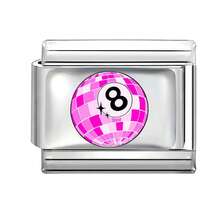 1pc Resin Coated DIY Italian Modular Bracelet, Decorated With Pentagram, Heart, Rainbow, Cactus Elements, Suitable As Party Gift For Friends/Couples, Applicable For Christmas, New Year, Halloween, Valentine's Day, Charming Design, Stainless Steel Jewelry, Local , Practical & Fashionable, Christmas & Halloween Essential, Christmas Style, Christmas Decor, Party Outfit Guide, Christmas Gift Supplies, Christmas Home Decor, Retro Summer