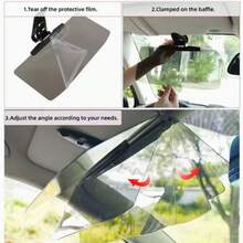1pc Car Sun Visor Anti-Glare Mirror, Daily Use Anti-Glare Automotive Sun Shade, Interior Sun Blocker, Windshield Blocker - Multicolor - View 5