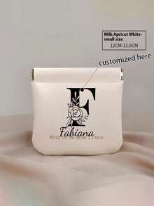 Customized Snap Fastener Portable Storage Bag, Can Hold Cables, Earphones, Lipsticks, Coins And Other Small Items - Multicolor - View 10