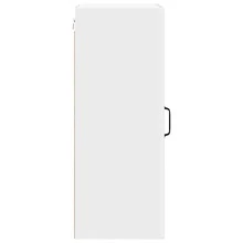 vidaXL Armoire de cuisine 2 pcs Blanc brillant 40 x 31 x 80 cm - Blanc - Voir 8