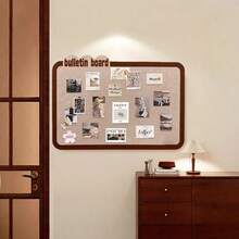 1pc Self-Adhesive Decorative Bulletin Board, No Drilling Required, Removable Felt Pin Board For Photo Wall, Office Memo Board, Reusable Classroom/Office Pinboard, Creative Wall Notification And Task Board, Alternative To Whiteboard, Supports Notes/Photos/Posters Display, Ideal For Photo Wall Decor, Classroom Display, Course Announcement, Early Education, Study Photo Wall, Bedroom Memo Board, Task Tracking, Holiday Decoration, Company Culture Wall - Multicolor - View 2