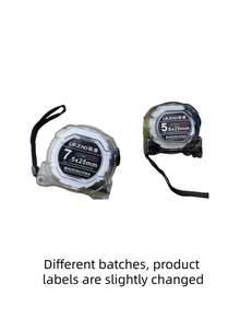 AIRAJ 5米/7.5米荧光钢卷尺，便携式防水加厚精密测量工具