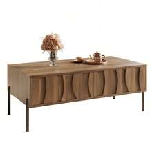 Coffee Tables - Natural + MDF + Particle Board - View 3
