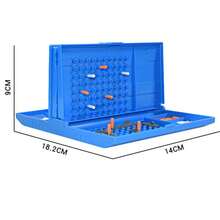 1件装战舰海战策略棋盘游戏，双人互动玩具，趣味战斗，适合家庭、朋友聚会、节日派对、生日礼物 - 彩色 - 查看 4