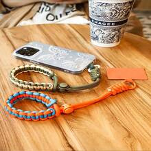 可调节编织手机挂绳，简约ins风腕带，加厚防丢设计，适合欧洲旅行