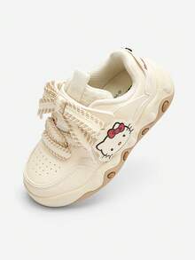 Balabala Sanrio Girls Sneakers, Kids Casual Skate Shoes, Soft & Comfortable Fit, Spring Fall 2026 - Off-white - View 1