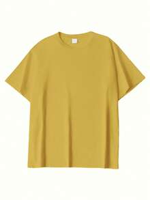 Koszulka damska w kolorze żółtym z bogatej bawełny, z nadrukiem Yin-Yang Koi, na co dzień, na plażę, nowa odzież sportowa damska na wiosnę/lato, modna, miękka, oddychająca, czarna, z krótkim rękawem - kurkuma - Zobacz 2