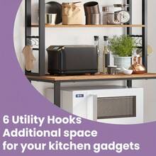 Baker's Racks - 素朴なブラウンとブラック - チェックする 8