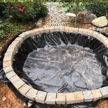 Black HDPE Anti-Seepage Film, Suitable For Fish And Garden . - Black - View 11