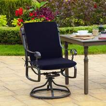 High Back Outdoor Chair Cushions-Water Proof Patio Dining Chair Cushions, Removable Machine-Washable Cover For Camping Beach Picnic Travel 17.72*41.34*1.18in - 酒紅色 - 查看 7