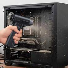 RAF مروحة توربينية 13,000 دورة في الدقيقة، نافخ صغير عالي الطاقة، مروحة كهربائية قابلة للضبط متعددة السرعات، محرك فرشاة خالي من الفرشاة 52 م/ث، منفاخ هواء محمول، مكبس هواء عالي الأداء، مجفف حيوانات أليفة، نافخ شواء، بطارية 2600 مللي أمبير، هدية عيد الحب والكريسماس بخصم - متعدد الألوان - مشاهدة 6