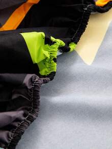 3pcs Bedding Set (1 Fitted Sheet + 2 Pillowcases, Excluding Pillow Insert), Casual Game Controller Print Polyester Fitted Sheet 3 PiecesSet, All Season