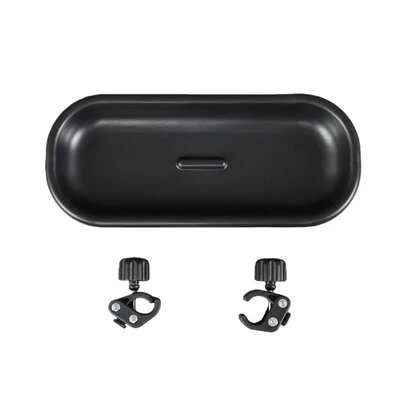 多功能加深婴儿推车零食托盘，适用于大多数推车把手 - 易于清洁的塑料托盘，适合幼儿和儿童 - 推车配件