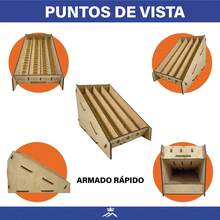 TendenciaContenedor Organizador Económico Monedas Marimba Mdf MaderaCalidad premium - 1 - Ver 6