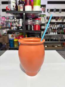 Tendencia20 Cantaritos De Plastico Con Popote Bebidas FiestaCalidad premium - Azulado - Ver 6