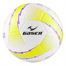 Gaser Balon de Futbol Soccer No. 3 Laminado Zeus 2.0Juguetes clásicos de la infancia, imprescindibles para niños - amarillo - Ver 2