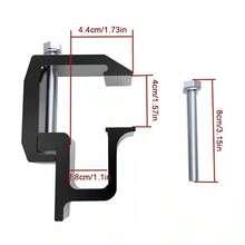 Universal Car Auto Truck Cap Camper Shell Mounting Clamps Brackets Set - A - View 2