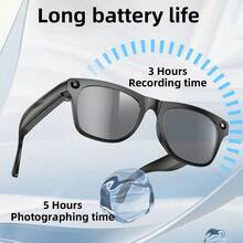 New Smart Glasses For Men & Women, Voice Assistant, 260mAh Large Capacity Battery, Long Lasting, Phone Call, Real-Time Translation, Music Control, Smart Search, Precise Touch, Dialogue Function, Smart Control, Birthday Gift