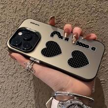 Funda de Teléfono con Corazón de Lunares, Funda Vibrante IMD, Compatible con iPhone 17 Pro Max, 17 Air, 16, 15, 14 Plus, 13, 12, 11, Cubierta Protectora, Regalo de Navidad, Regalo de Año Nuevo, Regalo de Pascua, Regalo de Halloween, para Familia y Amigos - Estilo 1 (1 pieza) - Ver 2