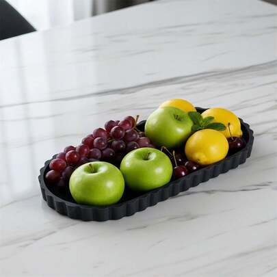 Bathroom Vanity Tray Decorative Organizer Tray Modern Perfume Holder Cosmetic Skin Trinket Tray