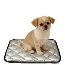 1pc Super Soft Thick Warm Pet Mat - 4 Sizes Insulated Dog Cat Pad, Washable Non-Slip Warm Pet Bed For Indoor/Outdoor Small/Medium Pets, Dog Cat Cushion Mat, All Season, Scratch-Resistant, Anti-Hair, Waterproof - Silver - View 10
