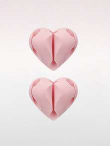 2pcs Heart-Shaped Cable Organizers, Data Line Holder, 3-Hole Fixed Line Clip, Phone Charging Cable Winders, Self-Adhesive Wire Organizers For Desk, Bedside, Wall, Car, And Office - Multicolor - View 7