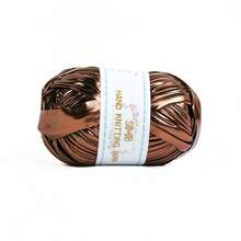 1 pieza de cinta metálica brillante, material de tejido de cuero sintético suave hecho a mano, suministros de alta gama para la fabricación de bolsos - Azul Marino - Ver 17