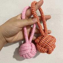 Pet Dog And Cat Bite Toys - Colorful Woven Rope Balls - Interactive Resistance Race, With Multi-Layered Surfaces, Suitable For Small/Medium/Large Dogs - Bright Colors - Dog Knot Toys/Resistance Training/Mixed Toys - Random Color - View 10