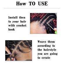 Extensiones de cabello trenzado sintético con rizos, cabello crochet mini twist yaki pre-enrollado de 8/10/12 pulgadas en color marrón - Multicolor - Ver 6