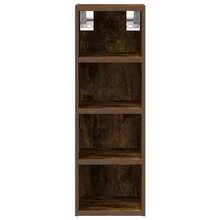 vidaXL Armoire suspendue "Riga" Chêne fumé 20 x 29,5 x 60 cm Bois d'ingénierie - Tabac - Voir 4