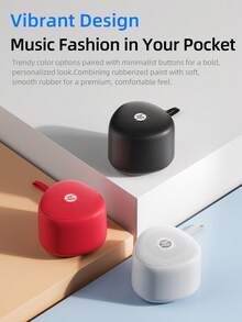 HP BTS09 Bluetooth Speaker, Powerful Bass And Stereo, Portable Mini Wireless Speaker, Suitable For Outdoor Use, Genuine HP Product - Multicolor - View 3