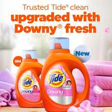 A Of Ultra Downy Laundry Detergent, April Scent,-Spring Meadow HE Deep Cleaning Concentrated Laundry Detergent Pods - Màu xanh lam - Xem 8