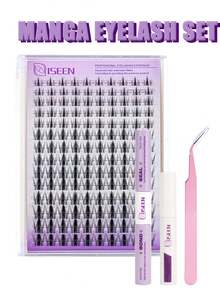 1540pcs, 280pcs, 140pcs, D Curl, C Curl, Lash Clusters Lash Extension Kit DIY Lash Clusters Eyelash Extension Kit, 9-16mm 30D 40D 50D Individual Lashes Kit With Lash Bond And Seal, Lash Tweezers, Remove For Self Use At Home, Eyelashes Individual Kit, Lashes, Lash Cluters (9-16mm, Kit) - Black - View 9