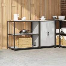 vidaXL Ensemble de rangement cuisine 2 pcs Argenté Acier inoxydable - Argent - Voir 4