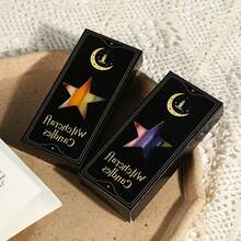 12/24/36 Nến sáp thẳng màu & 24 hạt sáp trắng, thời gian cháy 2 giờ, không mùi, thích hợp để trang trí nhà cửa, bàn ăn, tiệc sinh nhật, đám cưới, cầu hôn, chụp ảnh, quà tặng, đèn chiếu sáng khẩn cấp, hạt sáp dính chắc cỡ ngón tay cái để ổn định nến - Nhiều màu - Xem 15