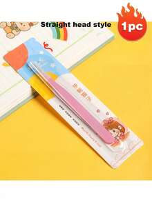 2pcs/Set Stainless Steel Tweezers Set (Straight & Curved), Includes Eyelash Tweezers, Tweezer Stickers And Paper Tape Clips, Multi-Functional Set For Stationery, DIY Scrapbooking, Albums, School Supplies, Macaron Crafts, Cooking, Stickers, Albums, Eyelashes, Jewelry Making, Models And More. - Multicolor - View 20