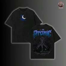 "I Am Atomic" Cid Kagenou Vintage Washed Tee – Double Print Anime Graphic Shirt |   The Eminence In Shadow Limited Edition |   Unisex Streetwear - 圖片的主色調 - 查看 1