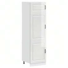 vidaXL Armario de cocina Kalmar blanc bright madera de ingeniería - Blanco - Ver 1