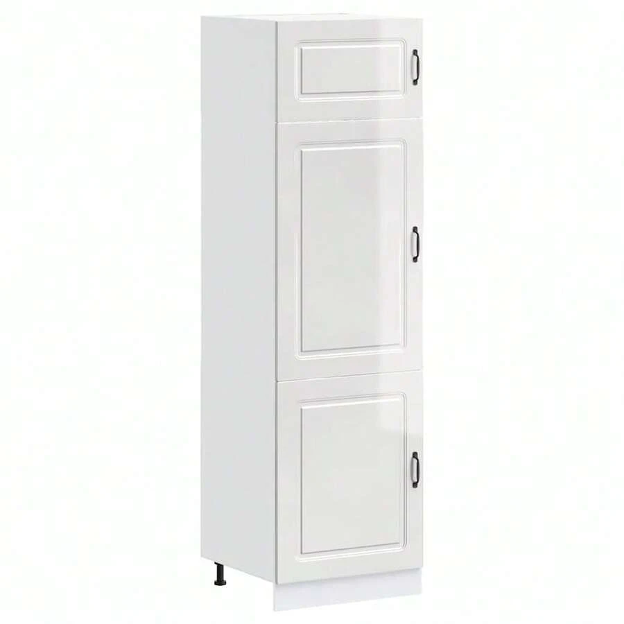 vidaXL Armario de cocina Kalmar blanc bright madera de ingeniería - Blanco - Ver 1