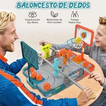 Juego de Arcade de Baloncesto para Niños Juego de Baloncesto de Escritorio Interactivo para e Hijos Juguete de Escritorio para Habilidades Motoras Finas Regalo Educativo para de 3 a 12 AñosJuguetes clásicos de la infancia, imprescindibles para niños - descolorado - Ver 4