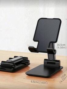 1pc Foldable Desk Phone Holder Stand, Compatible With All Smartphones, Ideal Office Accessory, Suitable For Android Phones, Birthday Gift For Family And Friends, Phone Accessory - Multicolor - View 12