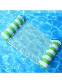 Inflatable Pool Float Lounger Adult 1 Packs, Giant Pool Raft Floaties Pool Floating, Swimming Pool Floats, Large Water Floats Lounge Set, Large Floating Hammock Mat, Beach Essentials, Beach Accessories - Multicolor - View 10