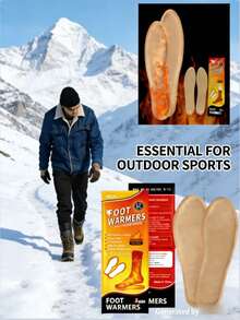 5双装 - 足部暖贴、自发热鞋垫和手部暖贴，额外保暖10-12小时，即时保暖10小时，空气激活加热垫，男女通用，是滑雪、徒步、露营和户外活动的理想之选，完美的新年礼物 - 新旧款式随机组合，春夏精选，伴娘礼物，房间/卧室装饰，海滩，旅行，男士，女士，度假 - 彩色 - 查看 10