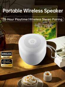 HP BTS09 Bluetooth Speaker, Powerful Bass And Stereo, Portable Mini Wireless Speaker, Suitable For Outdoor Use, Genuine HP Product - Multicolor - View 15