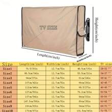 Tấm phủ TV ngoài trời 600D, phù hợp với TV màn hình phẳng 28-75 inch, sử dụng được quanh năm, tuyệt vời cho vườn, hiên nhà và sân | Tấm bảo vệ TV/điện thoại | Tấm bảo vệ màn hình TV Danh mục: Tấm bảo vệ màn hình TV, Ngày Quốc tế Phụ nữ, Đồ dùng du lịch, Quà tặng đám cưới, Y2K, Phòng ngủ, Phụ kiện ô tô dành cho nữ, Trang trí nhà bếp, Đồ dùng gia đình, Quà tặng Ngày của Mẹ, Trang trí phòng ngủ, Vườn, Trang trí nhà bếp, Mùa hè, Bãi biển, Đồ dùng du lịch, Trang trí phòng, Mềm mại, Tốt nghiệp - Màu Khaki - Xem 7
