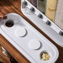 12L Dry Food Storage Container: 5-Grid Cereal Dispenser For Rice & Grain Organization - 白色 - 查看 9