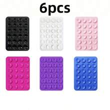 5pcs Silicone Suction Cup Phone Holder, Waterproof Sticky Base Suitable For Most Phones, Universal Finger Grip For Selfie & Video Calls - Multicolor - View 13