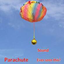 New Throwing Parachute, Hand Throwing Parachute, Sky Diving Parachute Toy For Boys And Girls, Interactive, Social, Family Fun, Hot Selling, Perfect Gift For Boyfriend, Girlfriend, Birthday, Party, Unisex